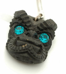 Coco Joes Hawaiian Tiki Carved Wood Key Chain
