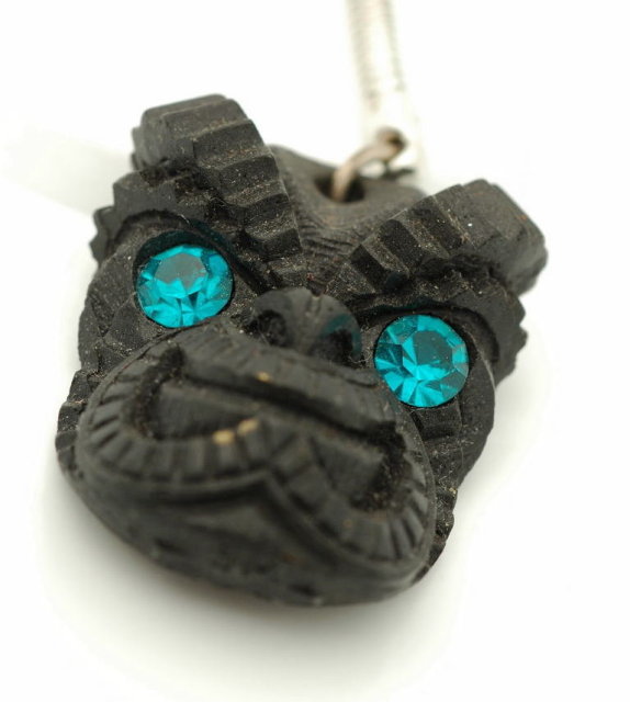 Coco Joes Hawaiian Tiki Carved Wood Key Chain