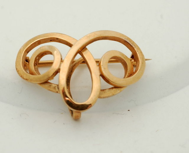 14k Solid Gold Watch Pin