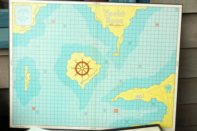 1960's Yacht Race Board Game by Parker Brothers