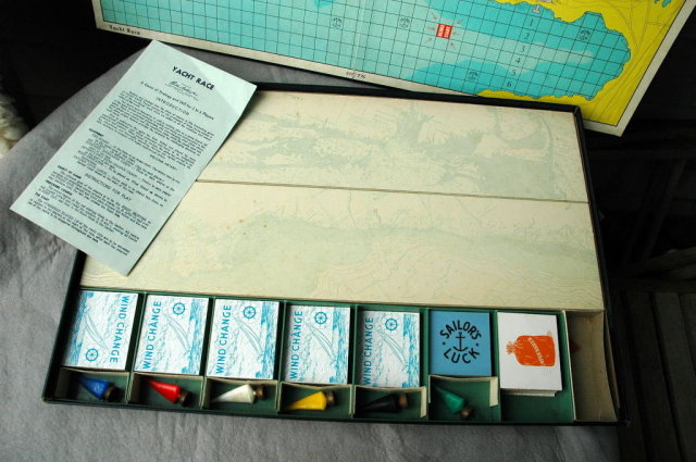 1960's Yacht Race Board Game by Parker Brothers