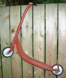 RARE Western Flyer RED SCOOTER 40'S 50'S