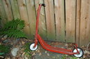 RARE Western Flyer RED SCOOTER 40'S 50'S