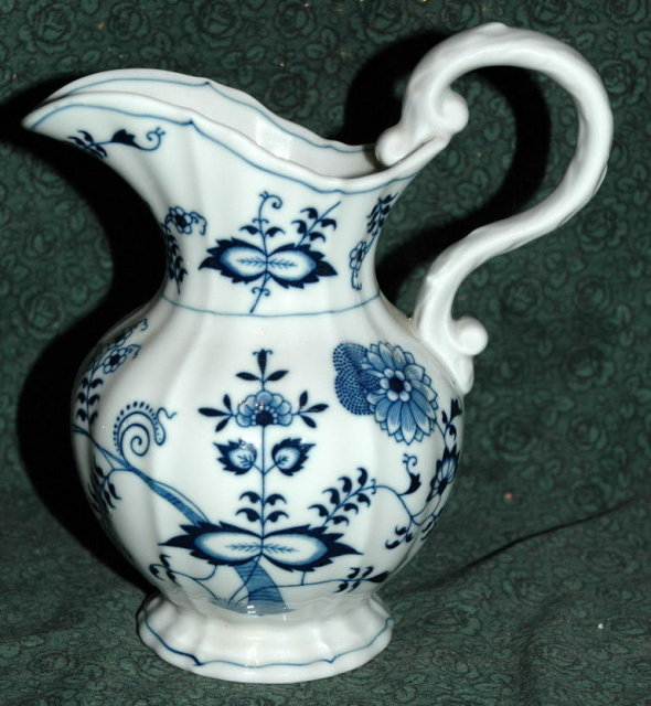 Blue Danube Onion Pattern Milk Pitcher Creamer