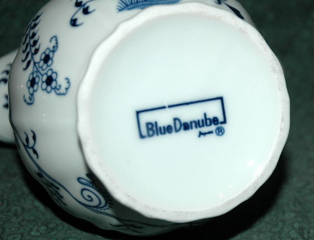 Blue Danube Onion Pattern Milk Pitcher Creamer