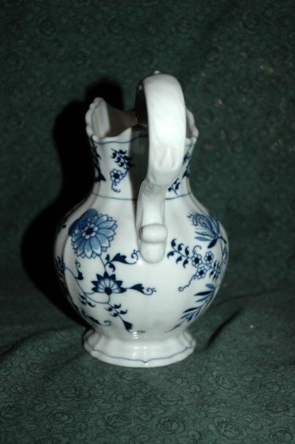 Blue Danube Onion Pattern Milk Pitcher Creamer