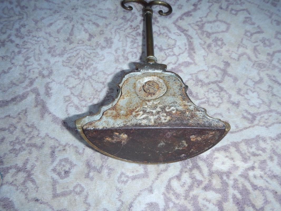 BRASS BELL SHAPED DOOR STOP DOOR PORTER BY WILLIAM TONKS & SON