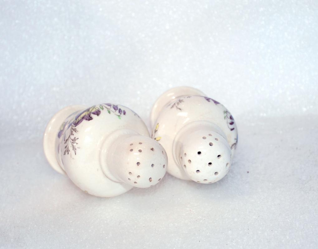 Copeland Spode Gainsborough Salt Pepper Shakers / Rare