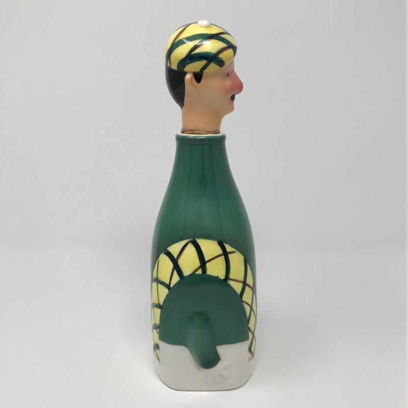 Scotsman Scotch Ceramic Musical Bottle Decanter, 1960's Plays How Dry I Am