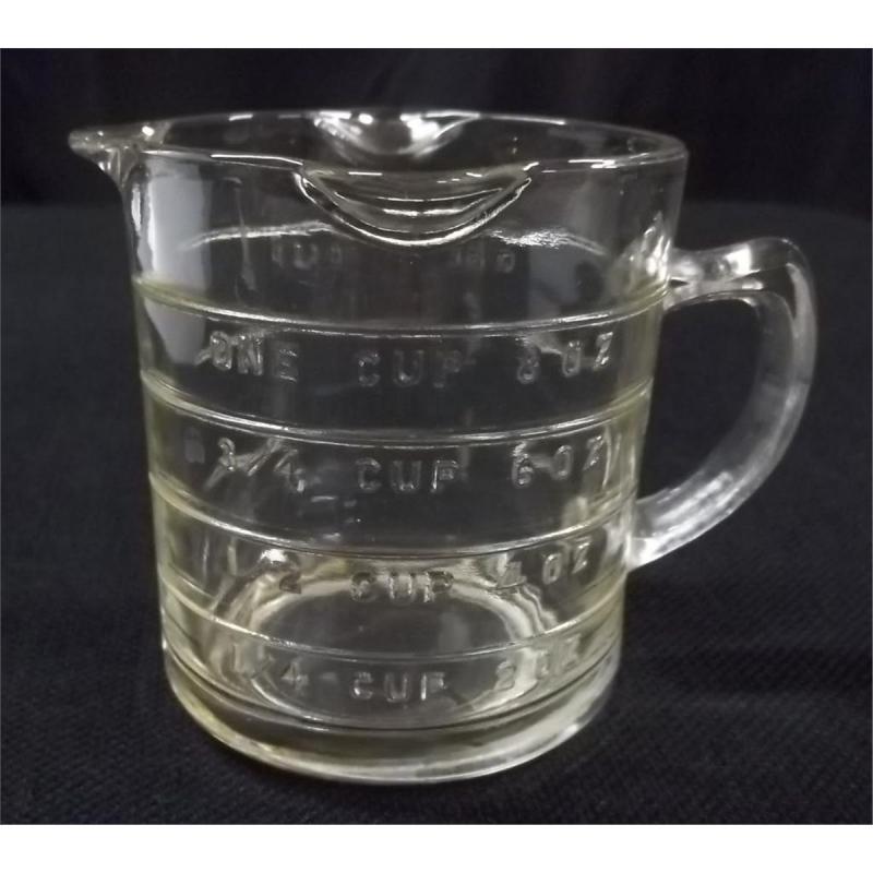 Vintage 3 Spout Fire King 8 Ounce Measuring Cup
