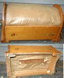 Western style Pine Ottoman Boeing Built 1920's * PRICE REDUCDED * !