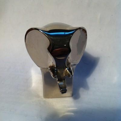 DANSK ELEPHANT FIGURINE PAPERWEIGHT SILVER-PLATE