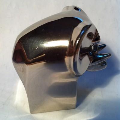 DANSK ELEPHANT FIGURINE PAPERWEIGHT SILVER-PLATE