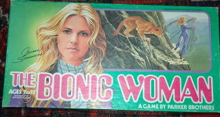 The Bionic Woman Board Game Parker Brothers 1976