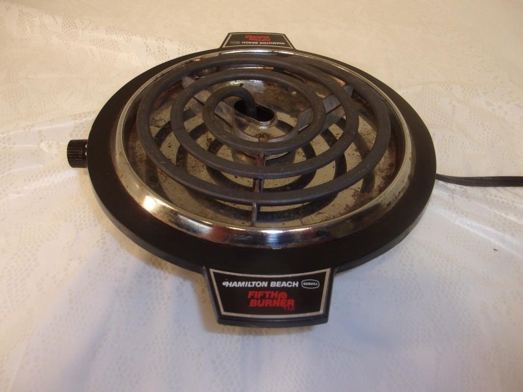 Vintage Hamilton Beach Fifth Burner Hot Plate Portable Cook Top Burner
