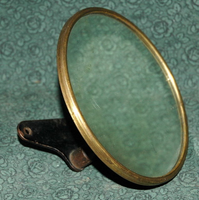Antique Brass Auto Rearview Mirror