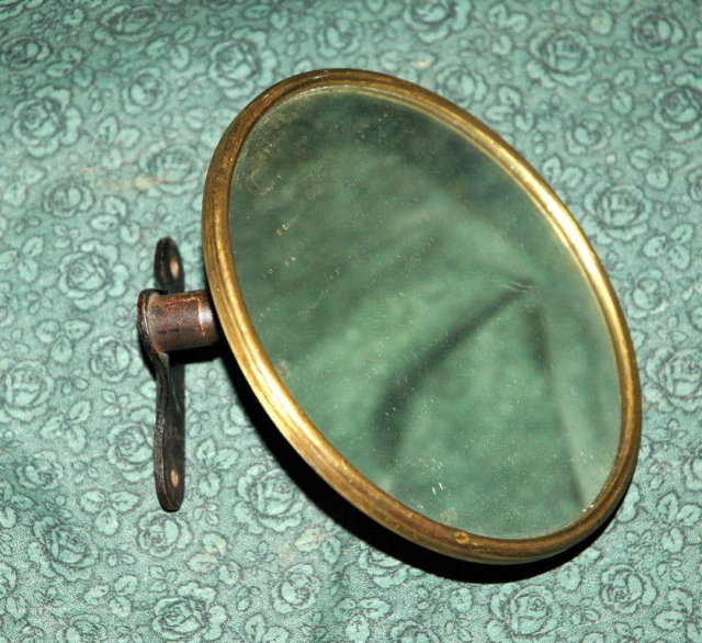 Antique Brass Auto Rearview Mirror