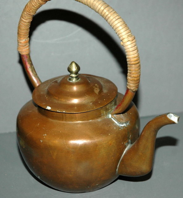 Very old Small copper teapot