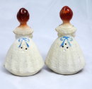 Plastic or compositoin Praying Church Ladies Salt and Pepper Shakers