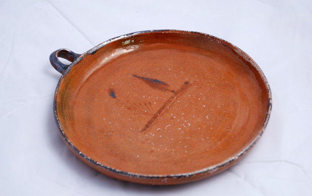 Old Mexican Earthenware Pottery Plate - jahuete *Price Reduced!*