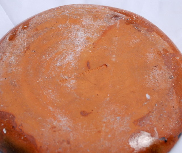 Old Mexican Earthenware Pottery Plate - jahuete *Price Reduced!*
