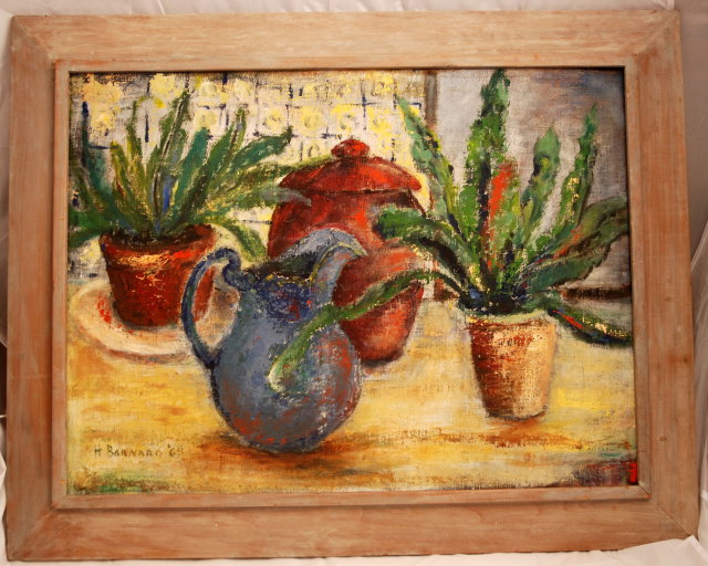 Impressionism Oil Painting The Blue Pitcher *** PRICE REDUCED!***