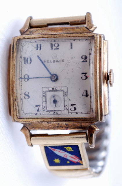 Helbros Curvex Stepped Watch with Subdial