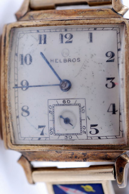 Helbros Curvex Stepped Watch with Subdial