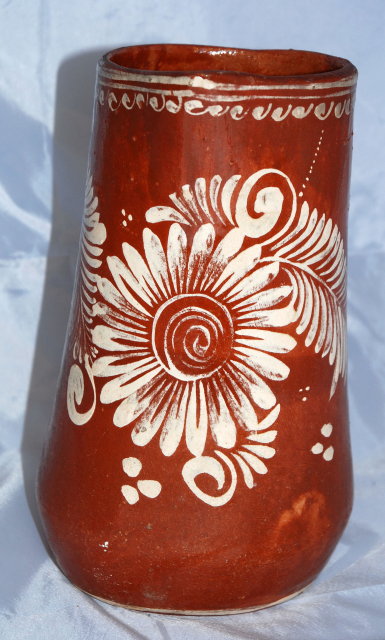 Old Rustic Eathernware Mexican Pottery Pitcher *Price Reduced!*