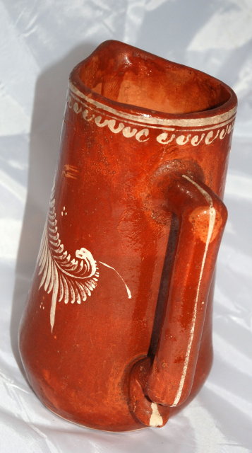 Old Rustic Eathernware Mexican Pottery Pitcher *Price Reduced!*