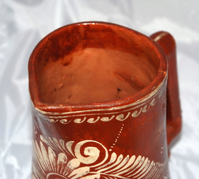 Old Rustic Eathernware Mexican Pottery Pitcher *Price Reduced!*