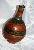 Old Rustic Eathernware Mexican Pottery vase *Price Reduced!*