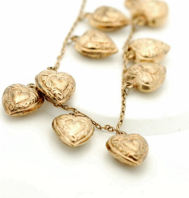 Sterling Vermeil Heart Charm Bracelet * PRICE REDUCTION!*