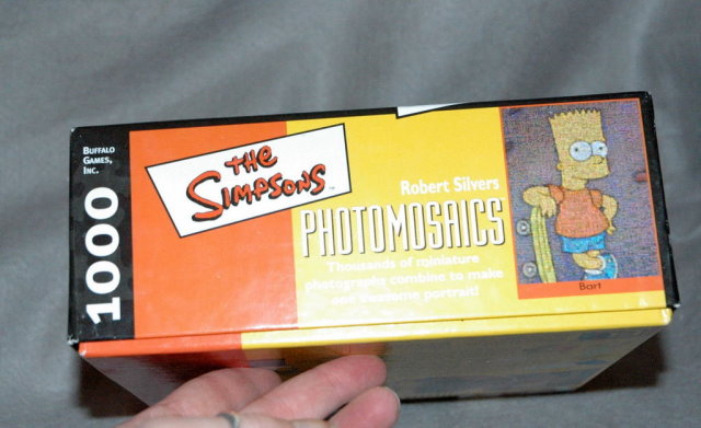 Bart Simpson Photomosaics The Simpsons Jigsaw Puzzle ~ over 1000 pcs.