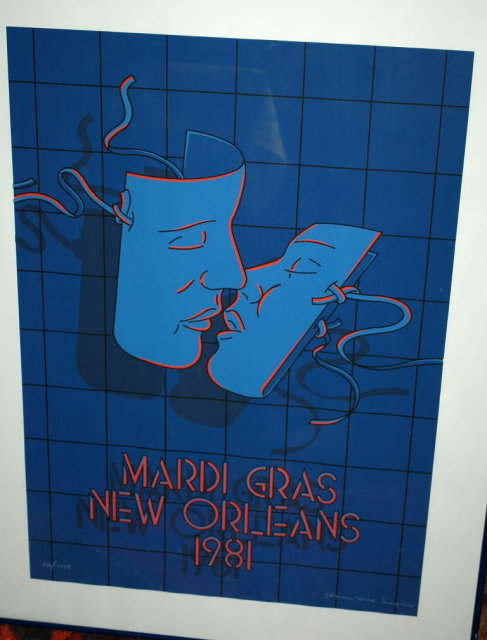 Mardi Gras New Orleans '81 Poster Signed LTD ED