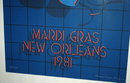 Mardi Gras New Orleans '81 Poster Signed LTD ED