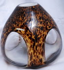 Heavy Hand Blown Art Glass Vase Layered *REDUCED PRICE*