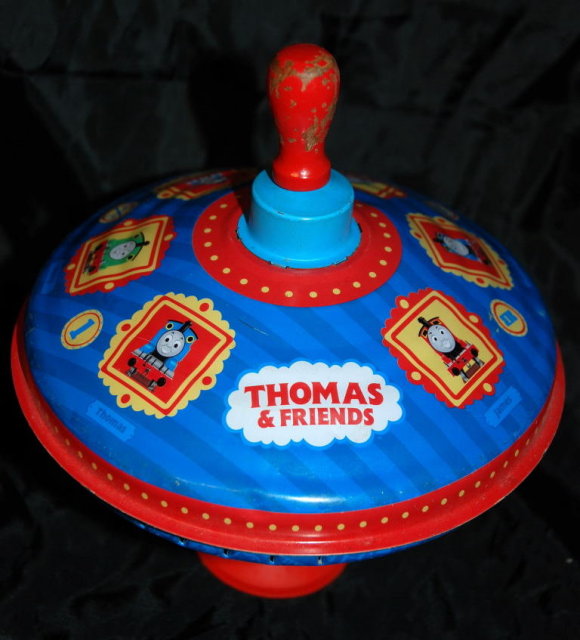 Thomas the Tank Spinning Metal Top that hums