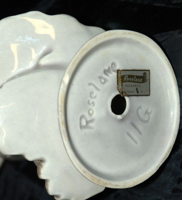 Roselane of Pasadena Cal. Woman Figurine
