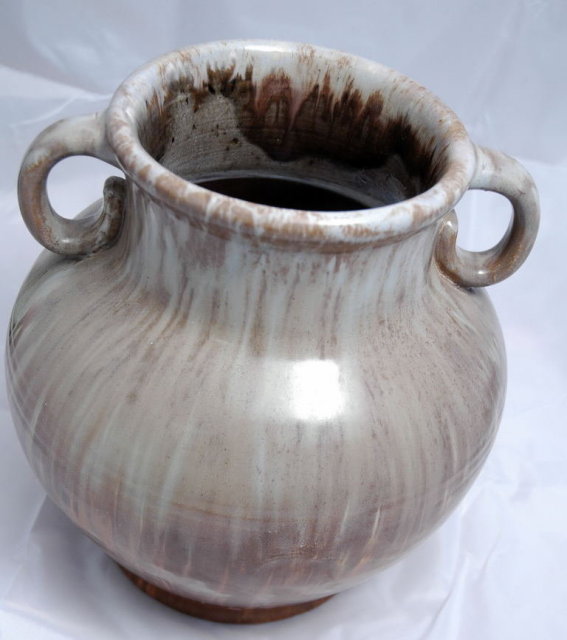 C J Denmark Pottery Urn Vase 9
