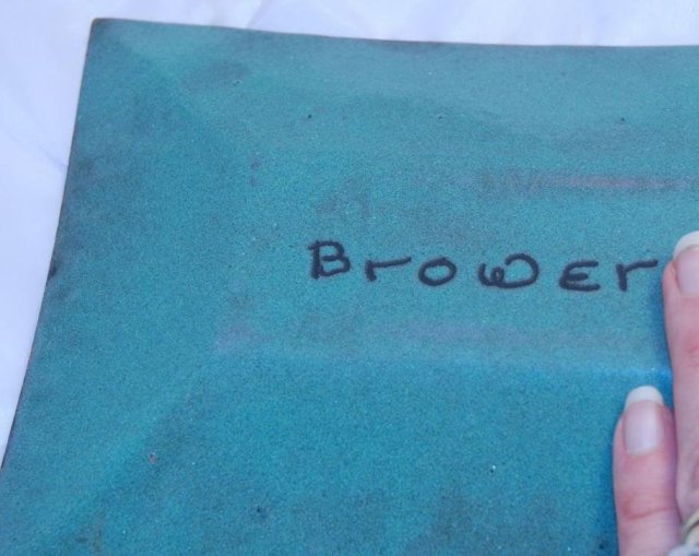 Brower Enamel on Copper Rooster Tray - Vintage art