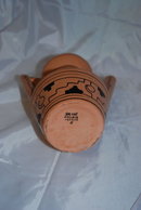 Signed Oxxaca Mexican Glazed Pottery Coffee or Tea pot