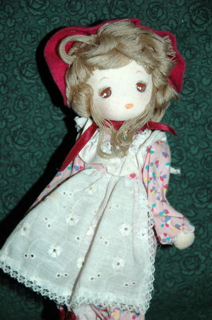 Made in Japan Bradley Type Cloth Doll Music Box