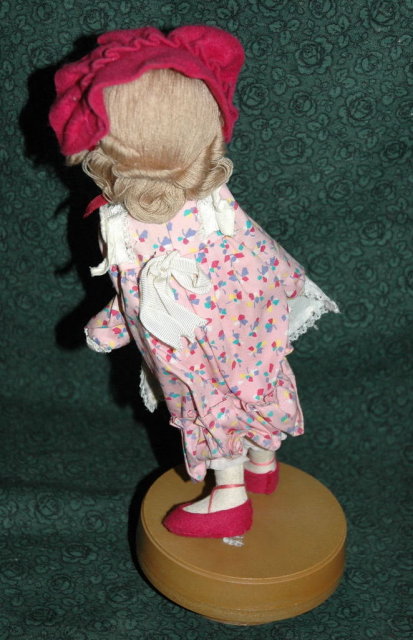 Made in Japan Bradley Type Cloth Doll Music Box