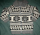 Genuine Canadian Cowichan n Sweater 100% Hand