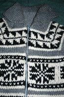 Genuine Canadian Cowichan n Sweater 100% Hand