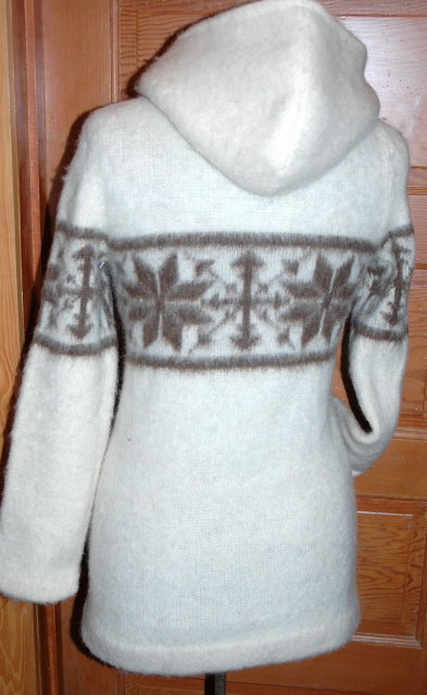 Hilda Icelandic Sweater Pullover Hoodie Small