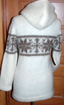 Hilda Icelandic Sweater Pullover Hoodie Small