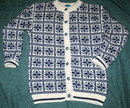 Vintage Dale of Norway Cardigan Sweater sz 42
