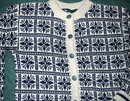 Vintage Dale of Norway Cardigan Sweater sz 42